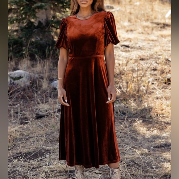 Roolee Velvet Dress - Picture 1 of 5